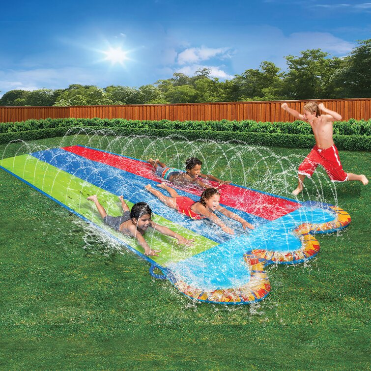 Banzai 6' x 16' Inflatable Water Slide & Reviews | Wayfair