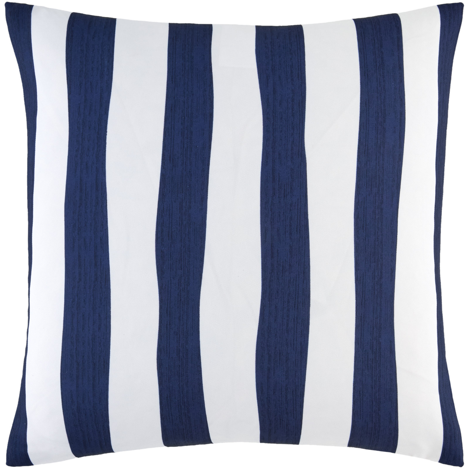 Laguna Striped Reversible Throw Pillow, Blue Striped, Square 22", Cover Only