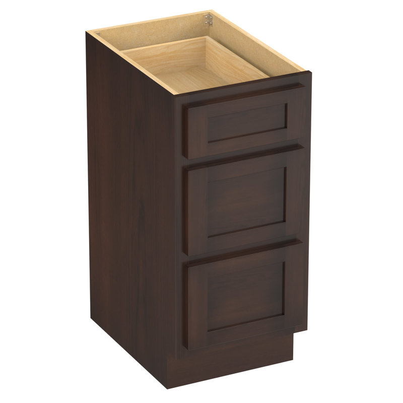 Base de meuble-lavabo simple Hibbard seulement, Brun, H 32,5 po x l 15 po x p 21 po
