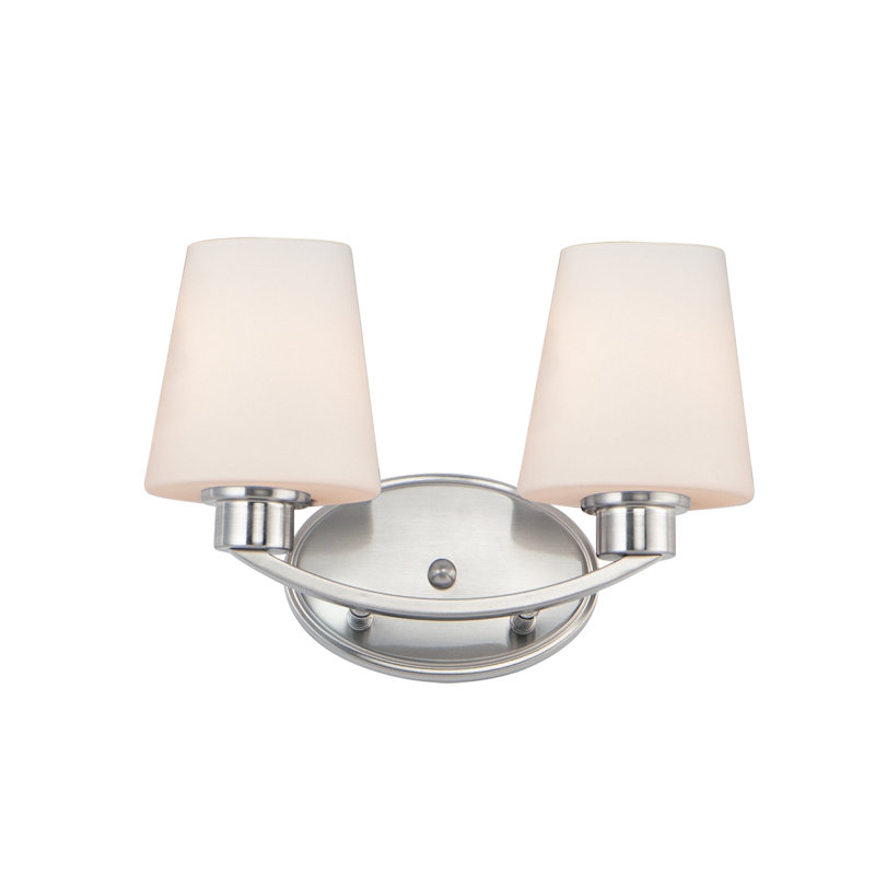 Bottorff 2 - Light Dimmable Vanity Light, Satin Nickel