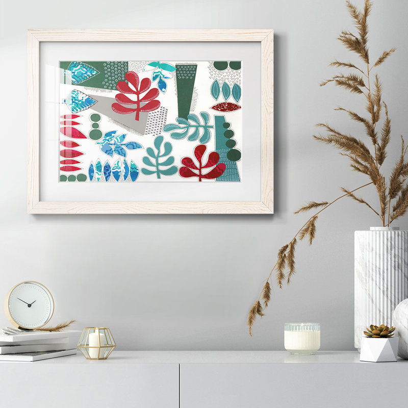 Modan I, reproduction d'art encadrée, Blanc, H 28 po x l 42 po x P 1,5 po