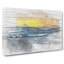 Sunrise Over A Tea Plantation In Abstract - Wrapped Canvas Print-55336983