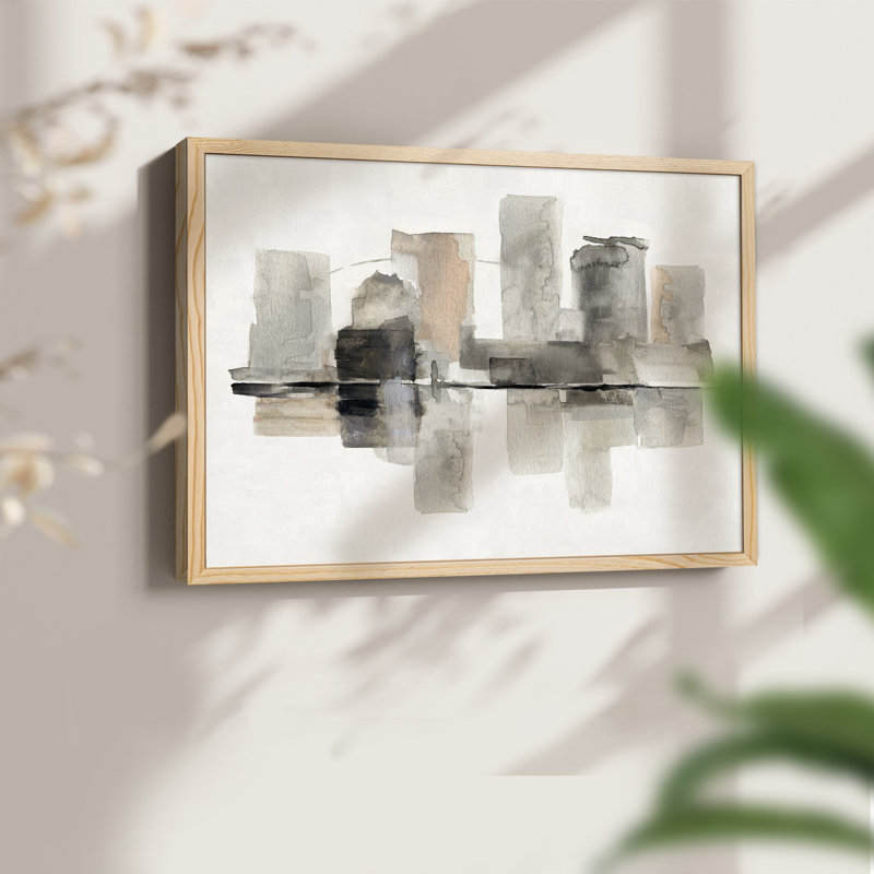 Urban Oasis II -Framed Print - Restickable, 8" H x 10" W, Natural