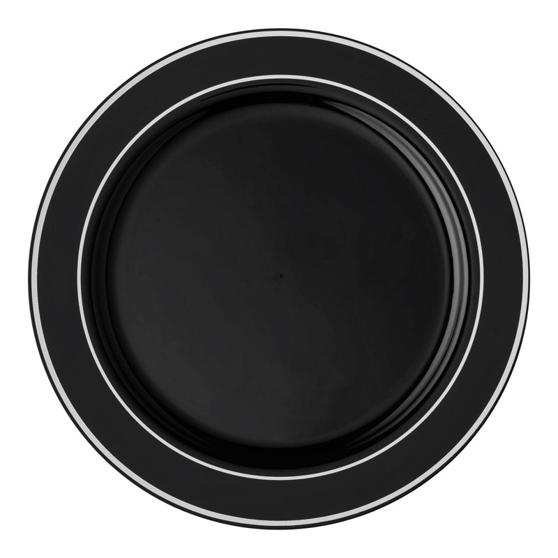 Assiette à dîner jetable en plastique