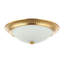 Pudsey Traditional Metal Flush Ceiling Light Fitting with Opal Glass Diffuser-1585009577-1584649182
