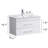 Wall-Mounted Bathroom Vanity with Drawer-683982759