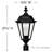 Manor House 27.5" Outdoor Post Top/Pier Mount Lantern with SelectALite