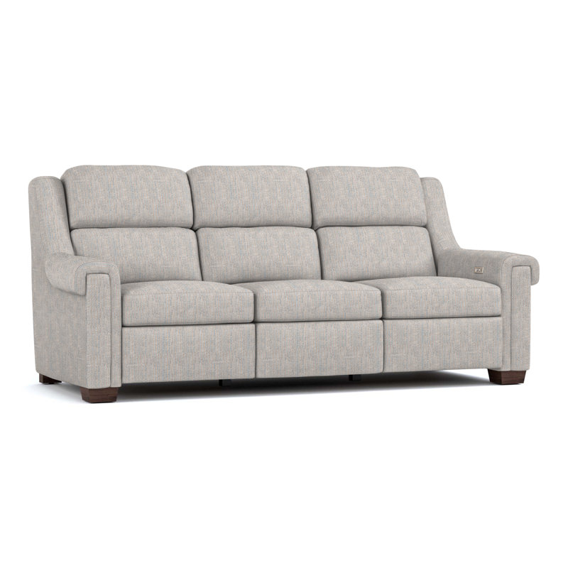 Chester Upholstered 92'' Reclining Sofa, Perigold Poros Sky
