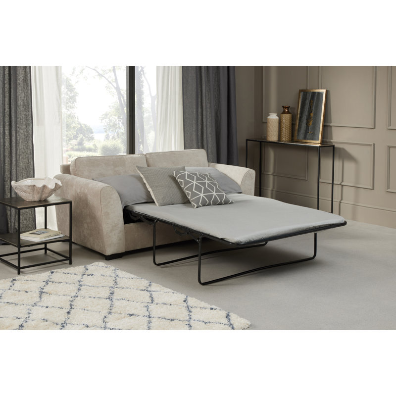 Purini 3 Seater Sleeper, Silver
