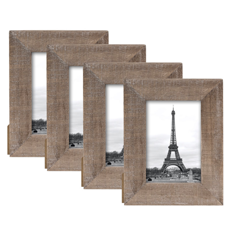 Ensemble de 4 cadres photo Ragna Gallery, Brun