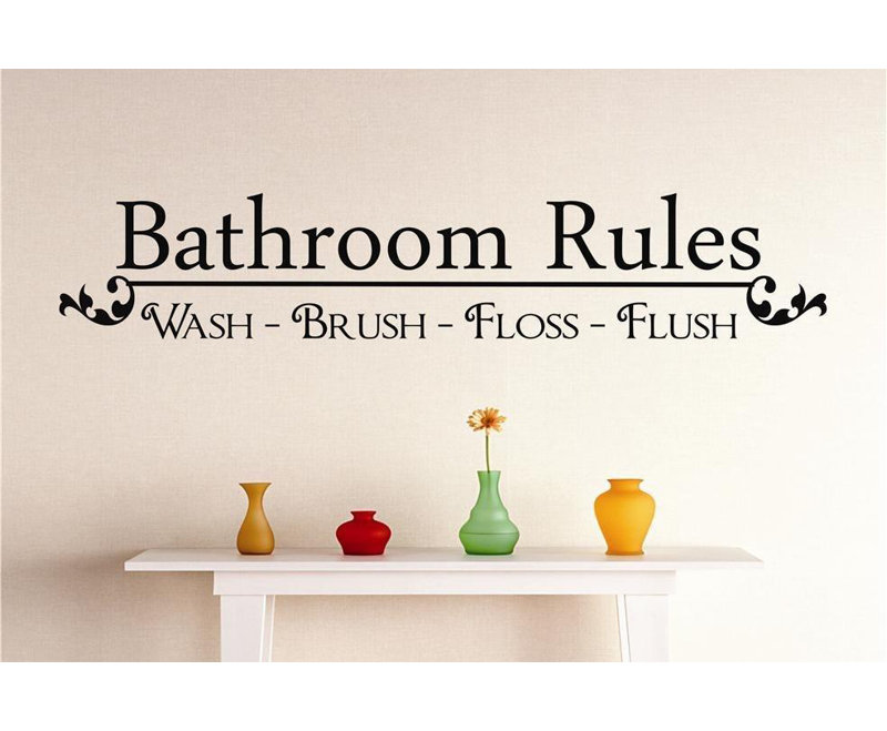 Text & Numbers Non-Wall Damaging Wall Decal