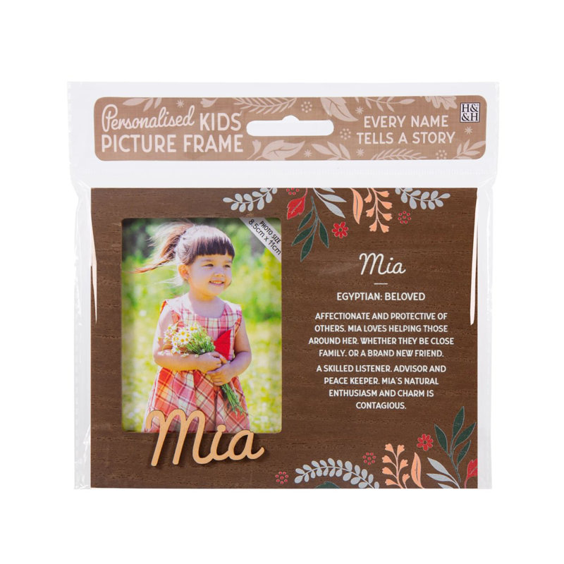 Hazella Tan Solid + Manufactured Wood Picture Frame