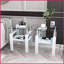 Set of 2 Square Tempered Glass Coffee Tables for Living Room, Easy to Clean &amp; Assemble