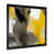 Impression noire sur toile encadrée sélectionné