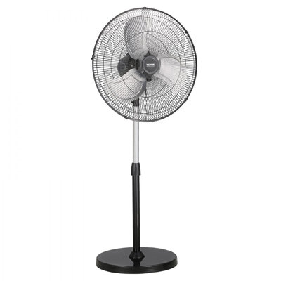Industrial Pedestal Fan 3-Speed Oscillating Fan with Adjustable Height