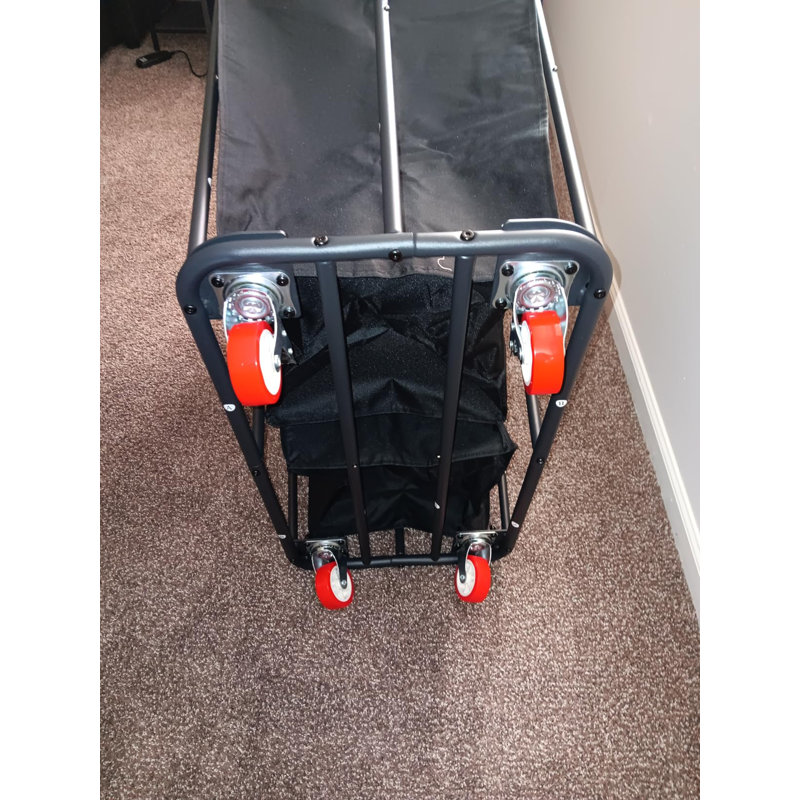 Large Laundry Hamper With Wheels,Extra Large Laundry Clothes Hamper,2 Bag Big Rolling Laundry Basket Sorter Cart,(360L/Black)