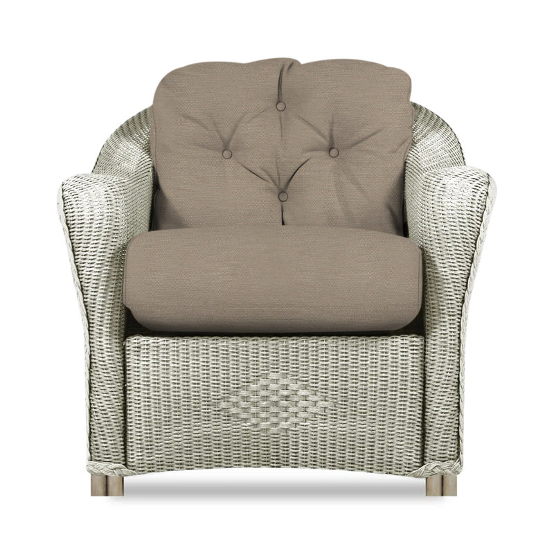 Reflections Outdoor Lounge Chair, Canvas Natural Sunbrella® Canvas, Linen