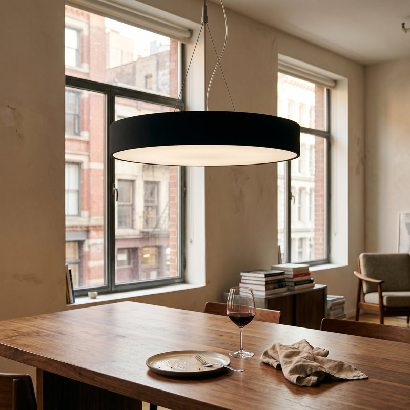 Caprice 1 - Light LED Pendant, Black/White