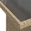 Ensemble de canapé de jardin Vidaxl beige