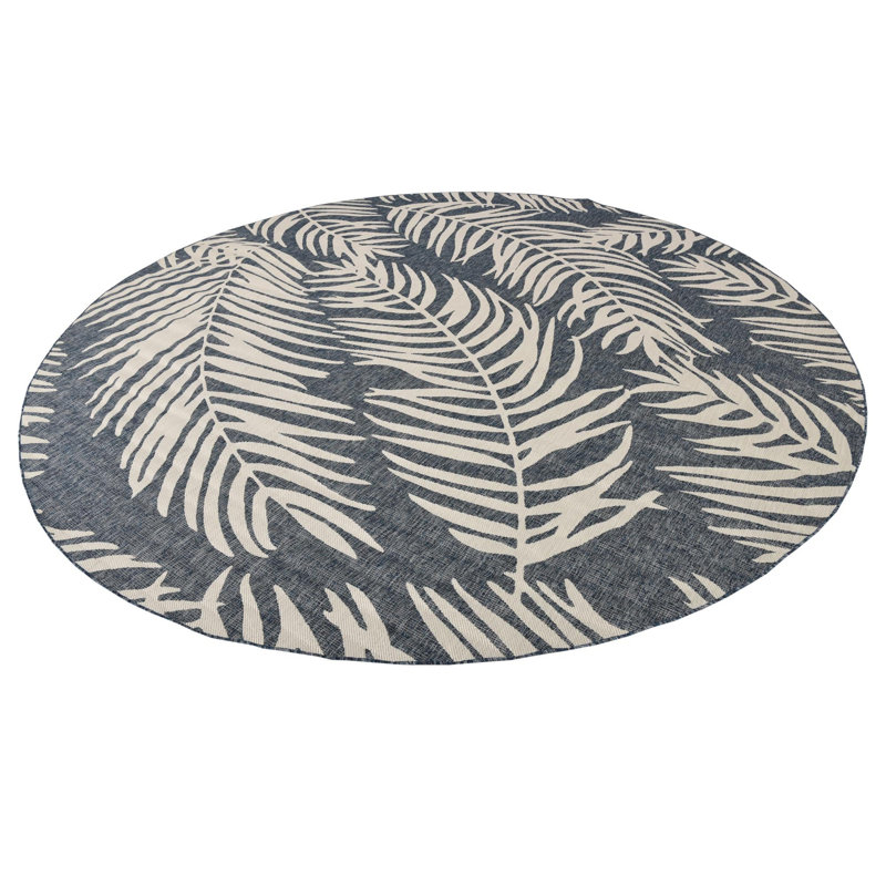 Tapis d'extérieur Kona couleur arctique, Rond 10 pi 8 po