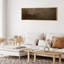 Toile foncée à texture abstraite terre foncée - art mural moderne minimal dans des tons bruns-115165402-115165400