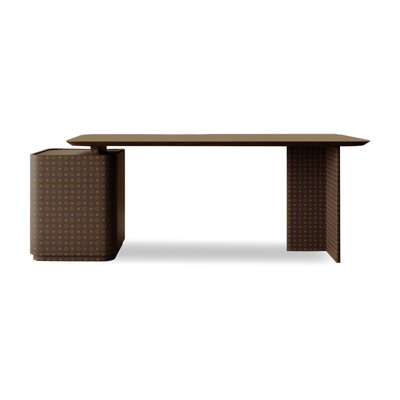 Bureau contemporain: armoire latérale fonctionnelle