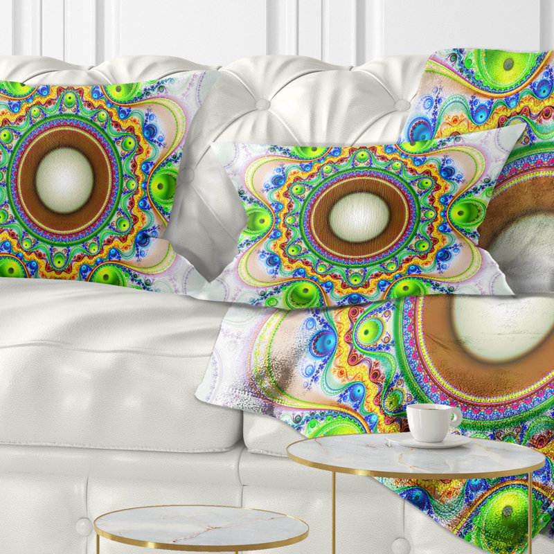 Coussin lombaire abstrait