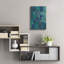 «Teal Tribal II» par Regina Moore, art mural en verre acrylique-101619115