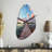 Pier And Dock Tranquil I - Fall Shape Decorative Beige Coastal Pier Wall Clock-104237795