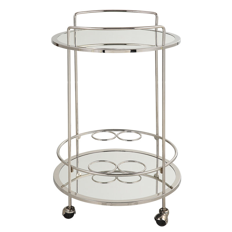 Jerardo Metal Bar Cart