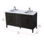 Meuble-lavabo double 60 po-2136184978