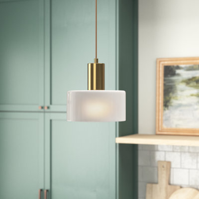 Luminaire suspendu tambour 1 lumière Rothchild