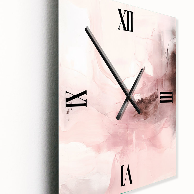Iolenta - Très grandes horloges murales abstraites, H 32 po x l 16 po