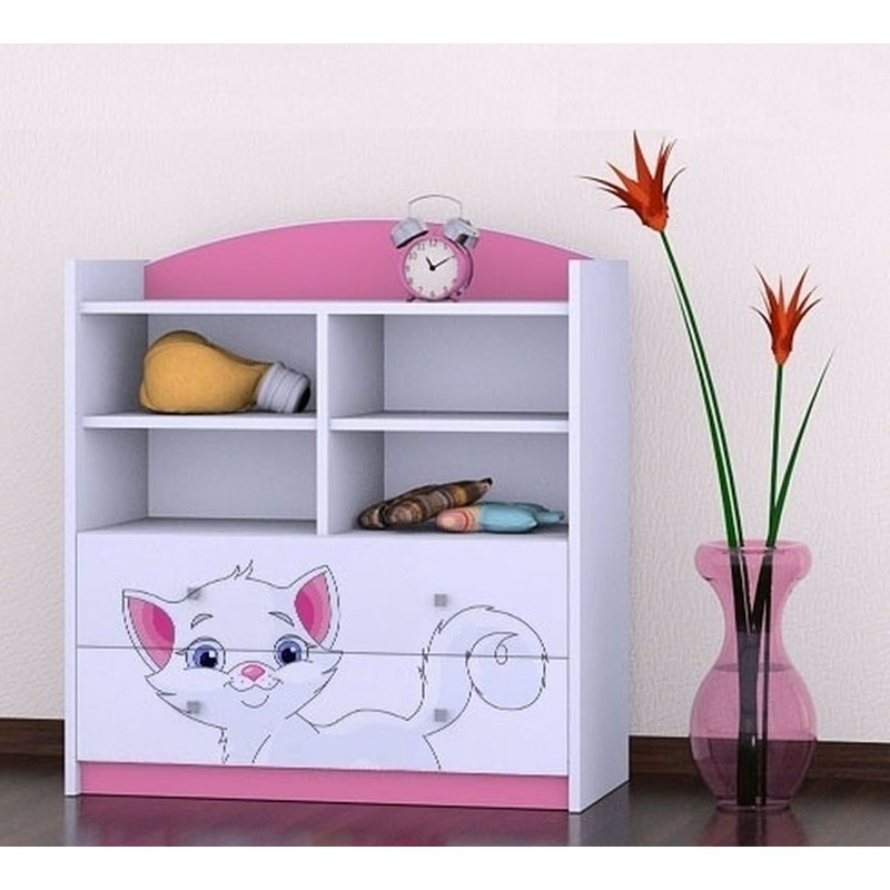 Liana 96cm H X 86cm W Kids Cube, Pink