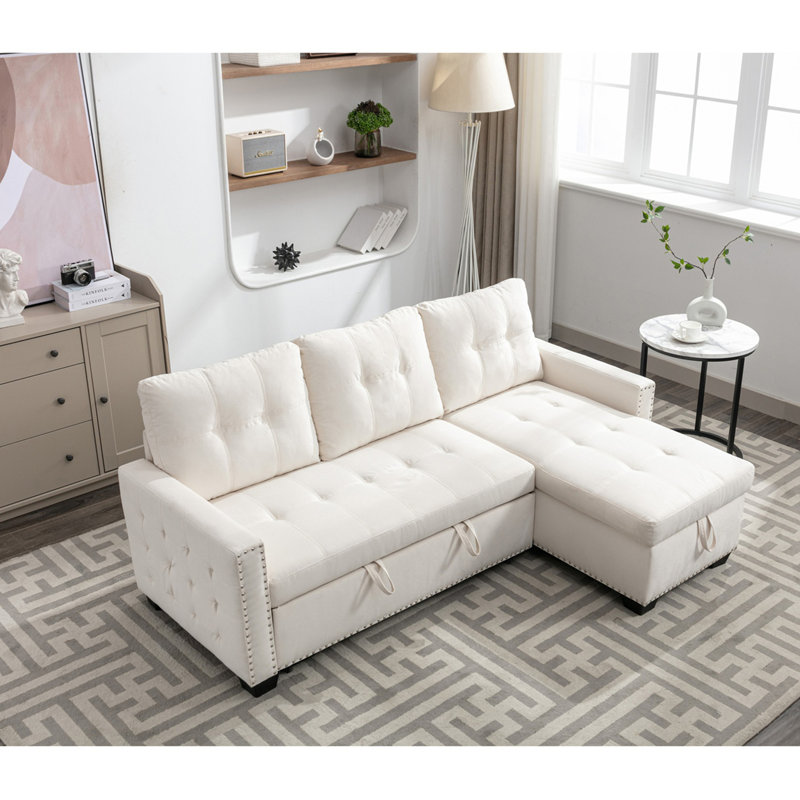 Canapé Comfy, canapé-lit avec rangement, canapé modulaire en L à 2 places avec rangement, canapé moderne