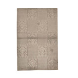 Striped Area Rug in Brown/Cream