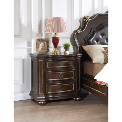 Table de chevet Paris, cerise