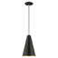 Luminaire suspendu conique à 1 lumière Carolan-1678225721