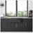 Gunmetal Black Double Bowl (60/40) Farmhouse Sink- 36"X21"X10"Stainless Steel Apron Front Kitchen Sink 16 Gauge With Two 10" Deep Basin