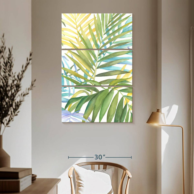 Harnek motif tropical I, H 65 po x l 42 po