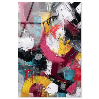 Impression acrylique « Symboles complexes II », décoration murale pour chambre d'étudiant, par Art Remedy, prête à accrocher, 10 x 15 pouces.