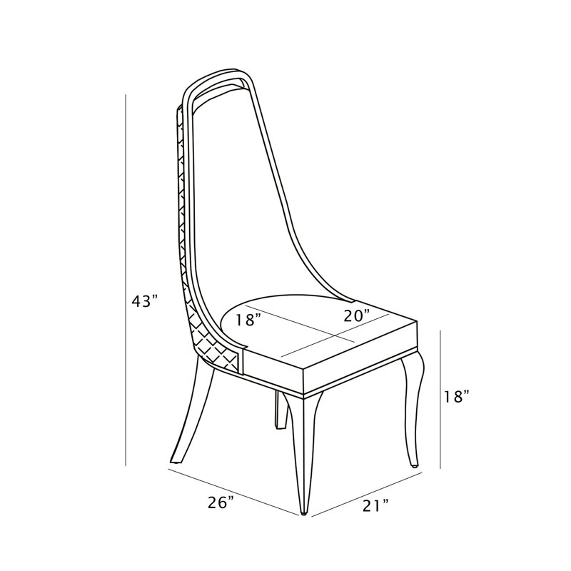 Chaise d'appoint Heptinstall, Crème / doré
