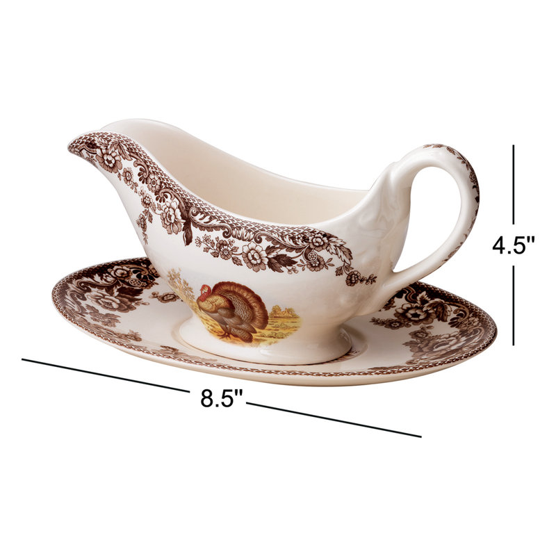 Sauce à dinde Spode Woodland & Stnd 11 oz