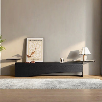 Personality design sense solid wood TV cabinet
