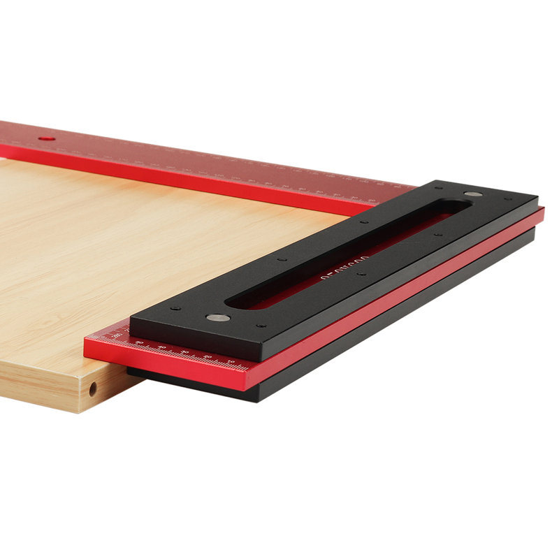 Aluminum Alloy Carpenter Square Framing Right Angle Ruler for Woodworking Setting Marking - Imperial