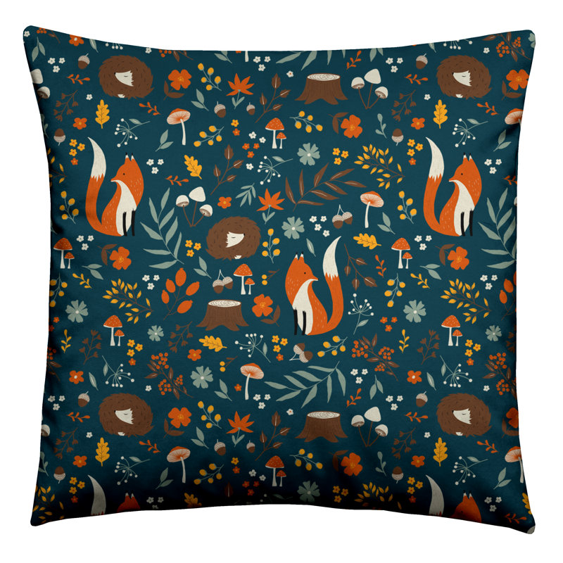 Arvon Floral Square Cushion