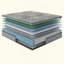 Matelas hybride en mousse viscoélastique rafraîchissante, certifié Certipur-US-1530640671-1530640669
