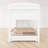 Twin XL Over Twin XL Bunk Bed With Trundle, Wood, Built-In Drawers & Wardrobe, Modern Farmhouse, Kids Bedroom-392104278