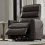 Fauteuil relevable en similicuir brun foncé Bentley-2046171268