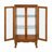 Curio Cabinet Lighted Curio Diapaly Cabinet With Adjustable Shelves And Mirrored Back Panel, Tempered Glass Doors (3 Tier), (E26 Light Bulb Not Included)